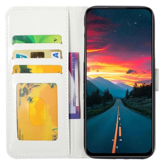 OEM - ABEEL Samsung Galaxy S26 Pro Skal 3D Mönster Konstläder - Spets Blomma