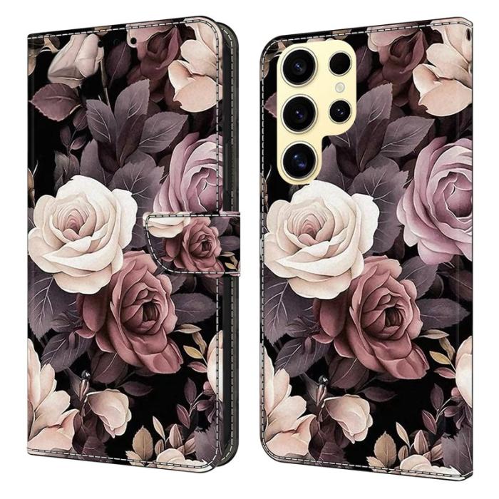 OEM - ABEEL Samsung Galaxy S26 Ultra Fodral PU Läder Med Ställ - Rosa