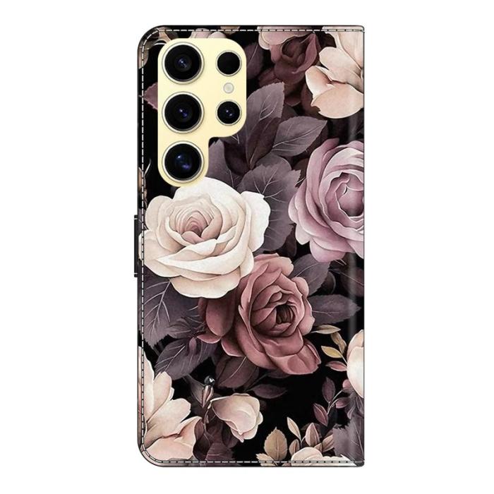 OEM - ABEEL Samsung Galaxy S26 Ultra Fodral PU Läder Med Ställ - Rosa