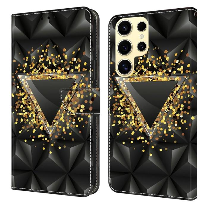 OEM - ABEEL Samsung Galaxy S26 Ultra Fodral PU Läder Ställ - Rhombus