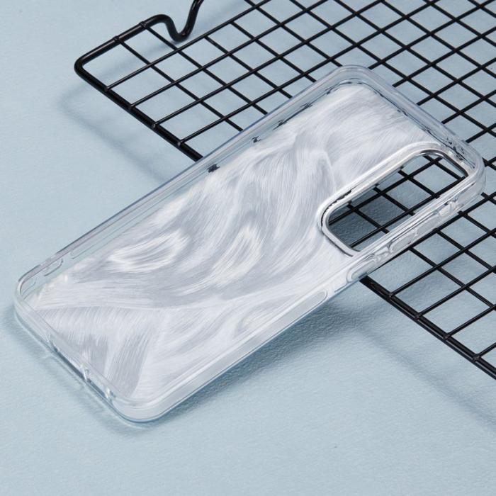 OEM - AH2 Samsung Galaxy A55 5G Skal PC+TPU Skydd - Laser Blommönster - Flerfärgad