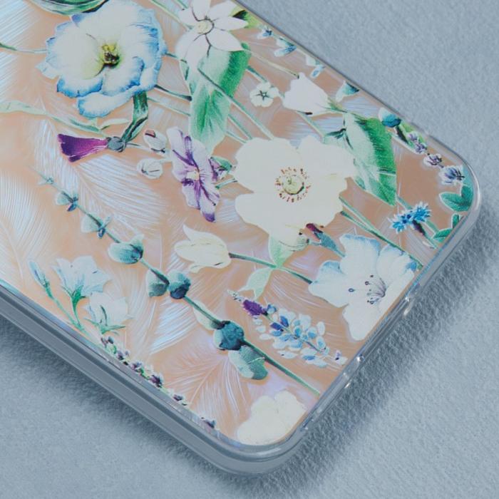 OEM - AH8 Samsung Galaxy A55 5G Skal Plast Skydd - Laser Blommönster - Flerfärgad