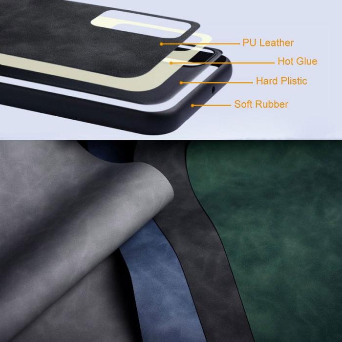 AIORIA - AIORIA Samsung Galaxy A35 5G Skal PU Läder - Svart