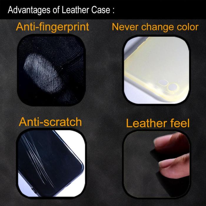 AIORIA - AIORIA Samsung Galaxy A35 5G Skal PU Läder - Svart