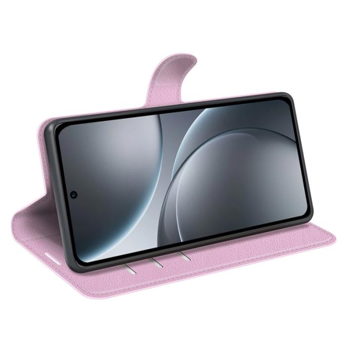 Amorus - AMORUS Oppo Find X9 Pro 5G Plånboksfodral Konstläder - Rosa