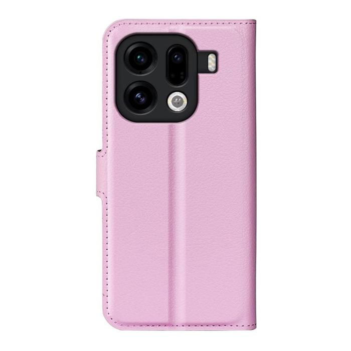 Amorus - AMORUS Oppo Find X9 Pro 5G Plånboksfodral Konstläder - Rosa
