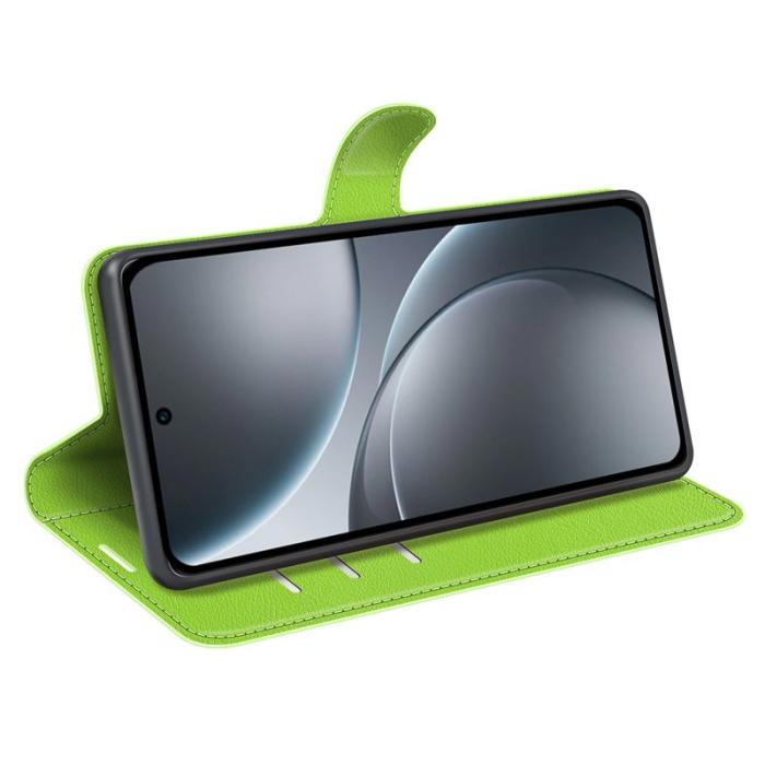 Amorus - AMORUS Oppo Find X9 Pro 5G Plånboksfodral Konstläder Stöd - Grön