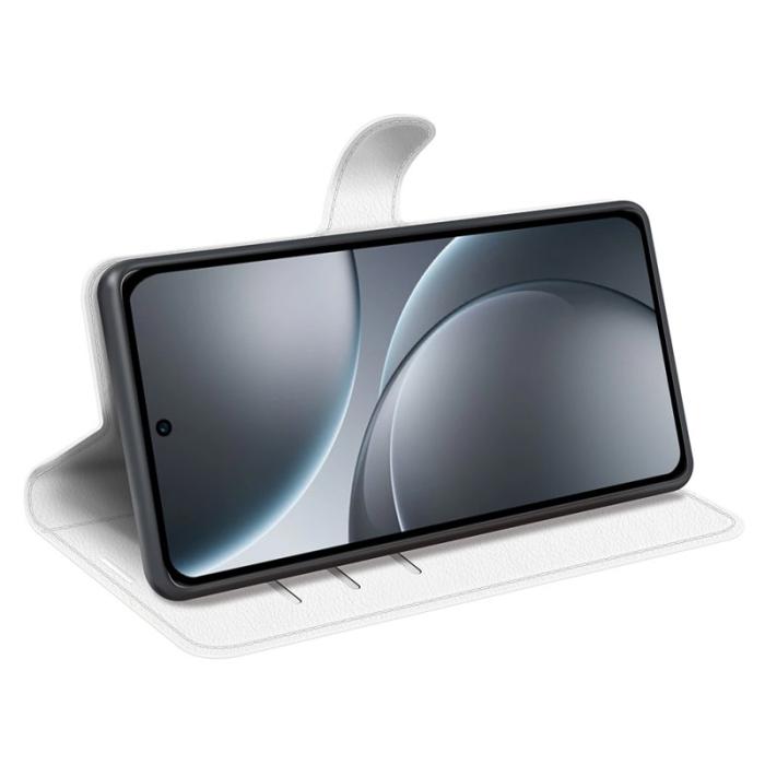 Amorus - AMORUS Oppo Find X9 Pro 5G Plånboksfodral Konstläder - Vit