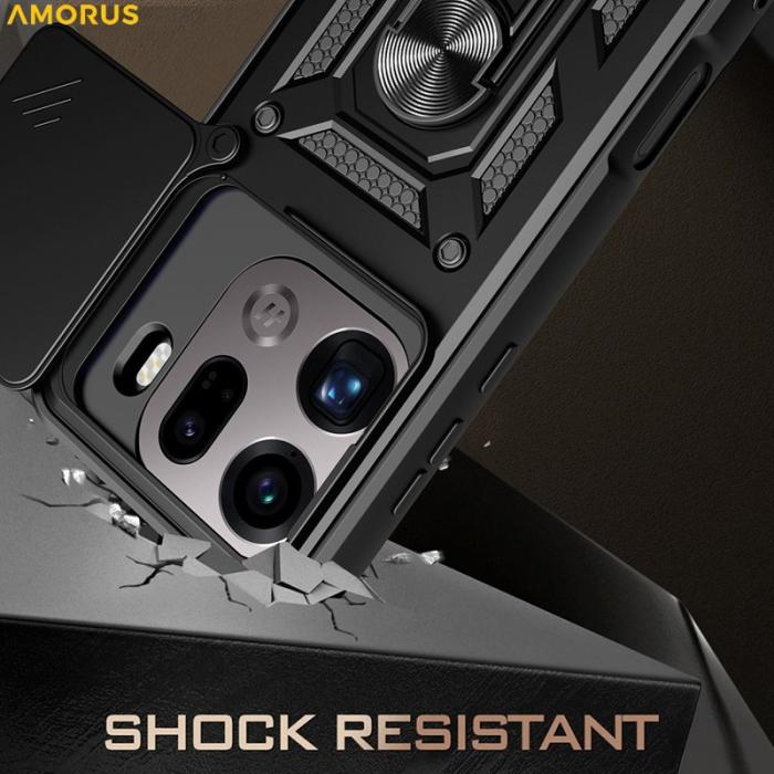 Amorus - AMORUS Mobilskal till Oppo Find X9 Pro 5G Plast - Guld