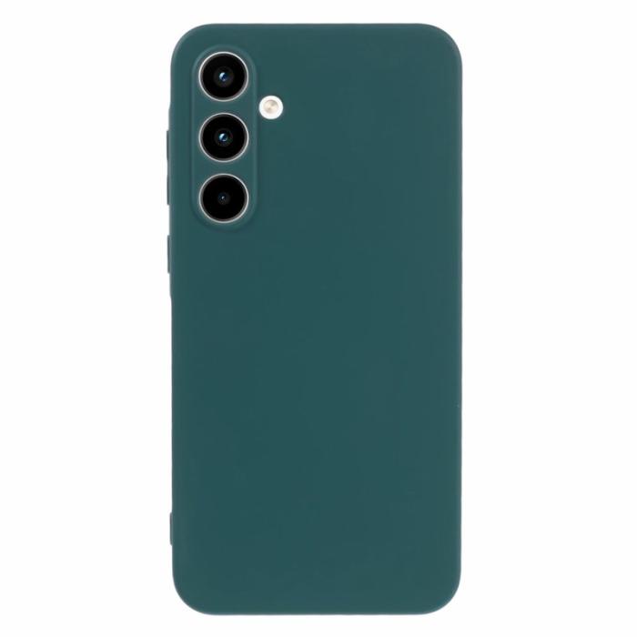 Amorus - AMORUS Samsung Galaxy A55 5G Skal TPU Fiber Stötabsorberande - Armégrön