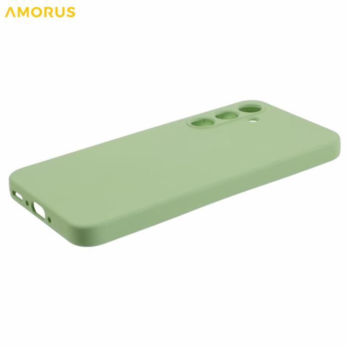 Amorus - AMORUS Samsung Galaxy A55 5G Skal TPU Stötabsorberande - Matcha Grön