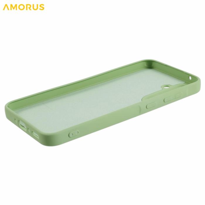 Amorus - AMORUS Samsung Galaxy A55 5G Skal TPU Stötabsorberande - Matcha Grön