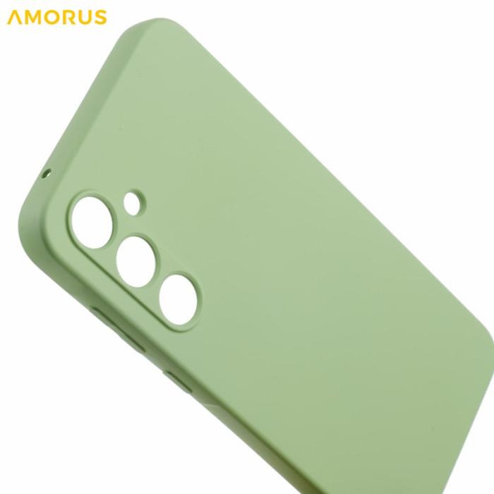 Amorus - AMORUS Samsung Galaxy A55 5G Skal TPU Stötabsorberande - Matcha Grön