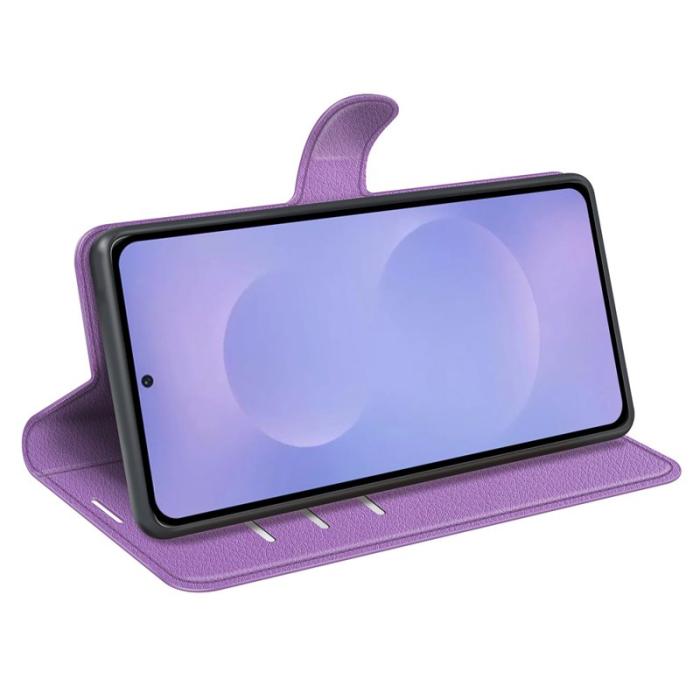 OEM - AMORUS Samsung Galaxy S26 / S26 Pro Fodral Äkta Läder - Lila