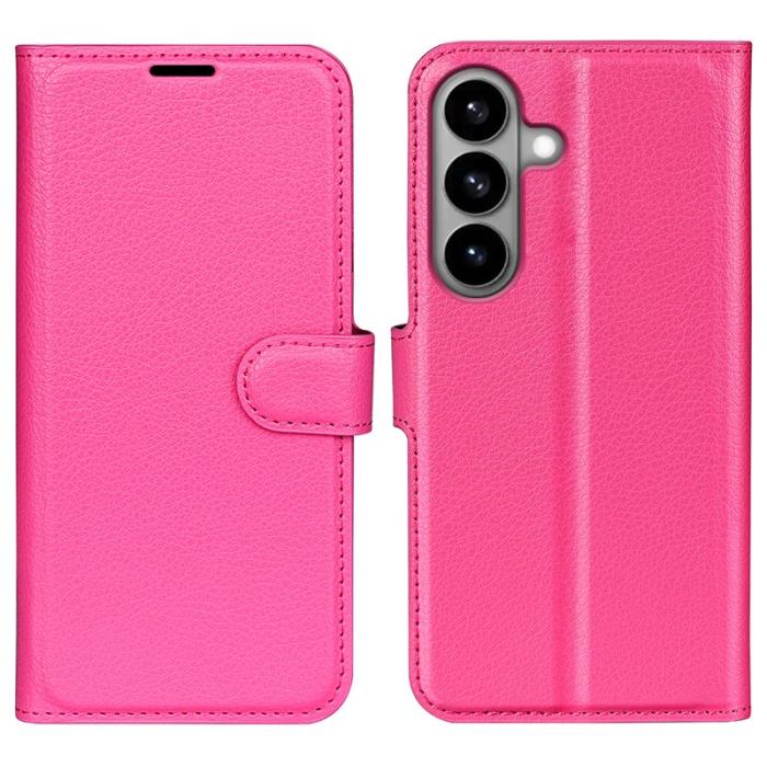OEM - AMORUS Samsung Galaxy S26 / S26 Pro Fodral Äkta Läder - Rosa