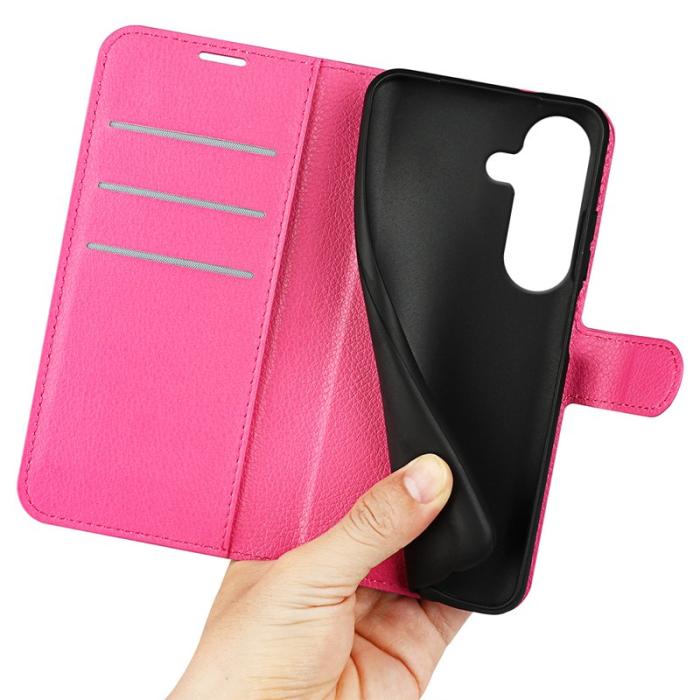 OEM - AMORUS Samsung Galaxy S26 / S26 Pro Fodral Äkta Läder - Rosa