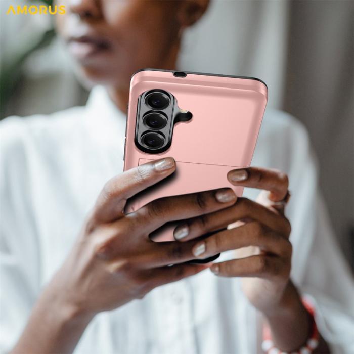 Amorus - AMORUS Samsung Galaxy S26/S26 Pro Skal Plast - Rosa