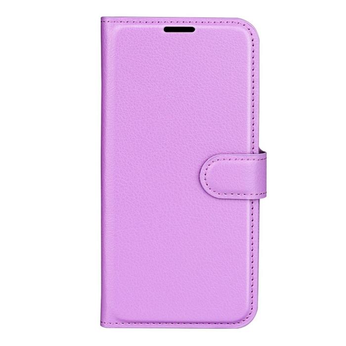 Amorus - AMORUS Samsung Galaxy S26 Ultra Fodral Äkta Läder Ställ - Lila