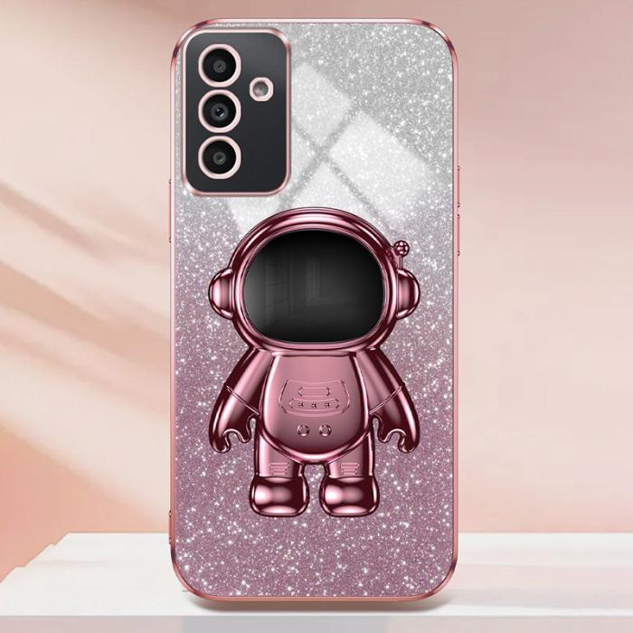 OEM - Astronaut Samsung Galaxy A35 5G Skal PC+TPU Anti-rep - Rosa