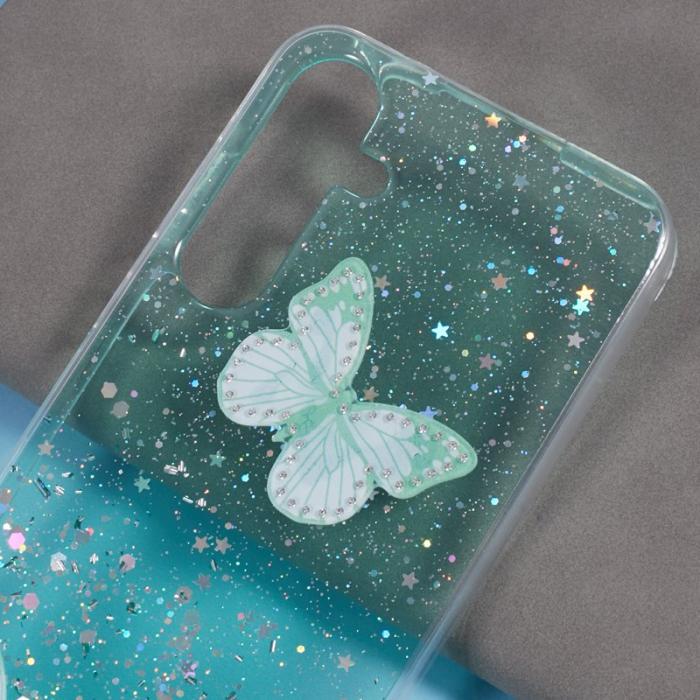 OEM - AW Series Samsung Galaxy A55 5G Skal TPU+PVC - Grön