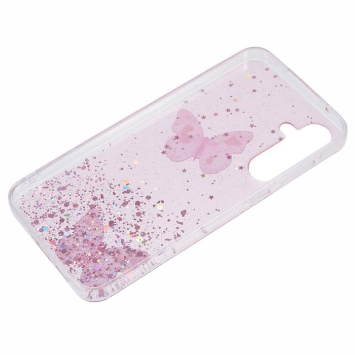 OEM - AW Series Samsung Galaxy A55 5G Skal TPU+PVC - Rosa