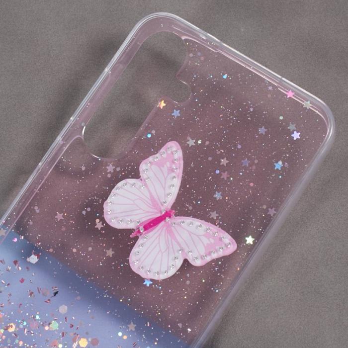 OEM - AW Series Samsung Galaxy A55 5G Skal TPU+PVC - Rosa