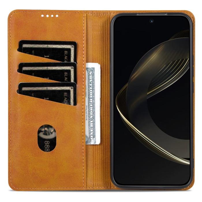 AZNS - AZNS Oppo Find X9 Pro 5G Fodral Äkta Läder - Brun