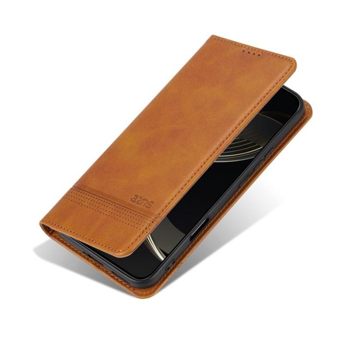 AZNS - AZNS Oppo Find X9 Pro 5G Fodral Äkta Läder - Brun