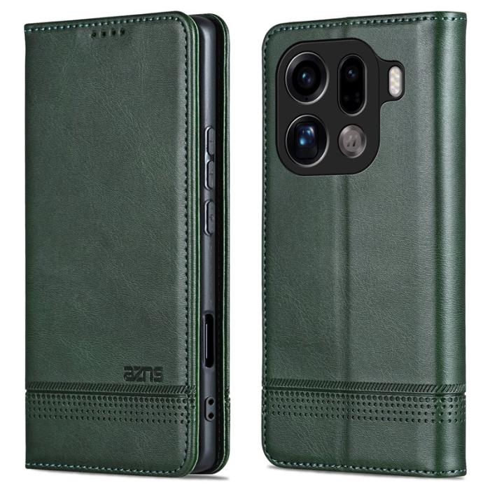 AZNS - AZNS Oppo Find X9 Pro 5G Fodral PU Läder - Grön