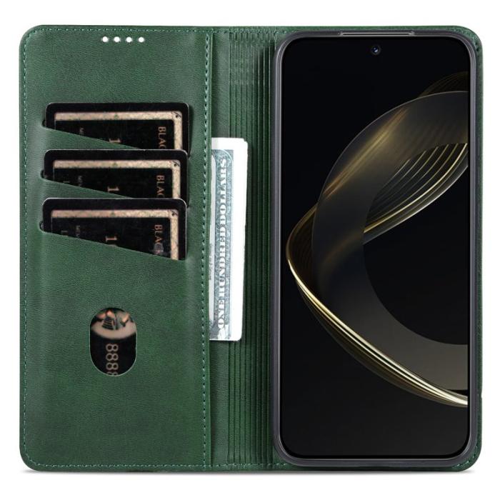 AZNS - AZNS Oppo Find X9 Pro 5G Fodral PU Läder - Grön