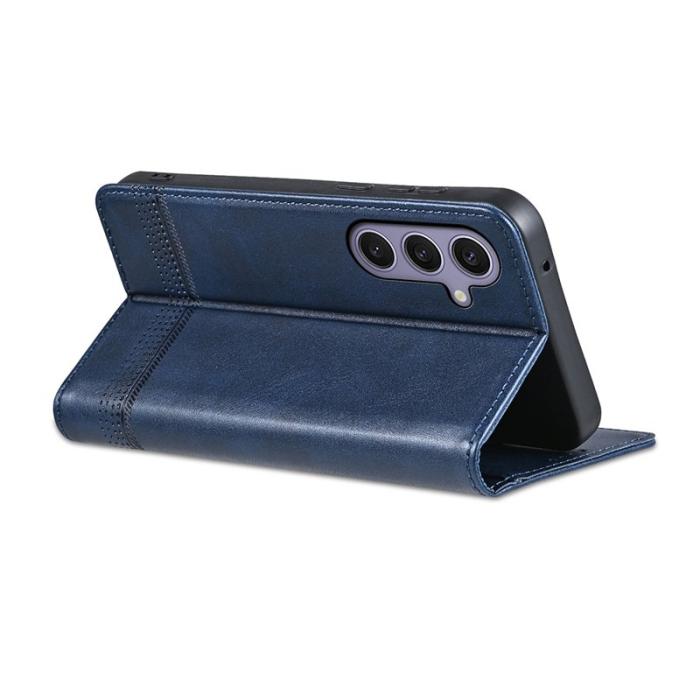 OEM - AZNS Samsung Galaxy S26 Fodral Äkta Läder - Blå