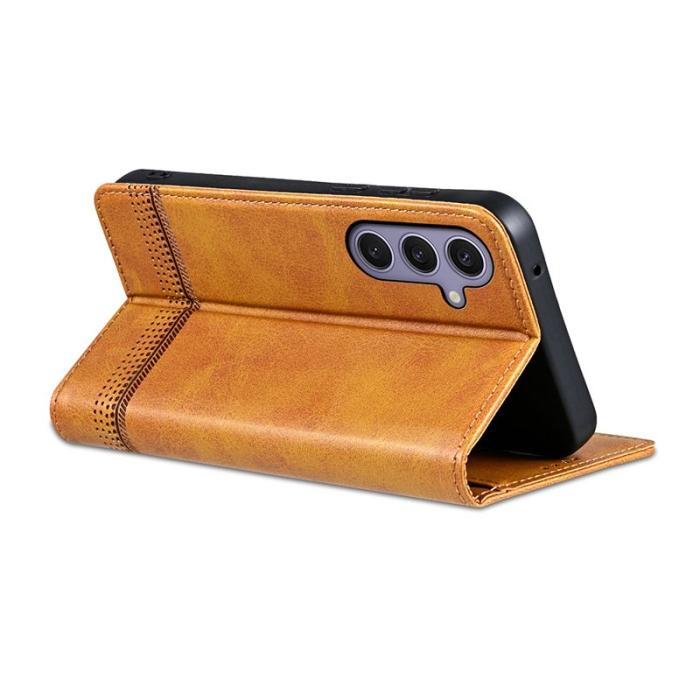 AZNS - AZNS Samsung Galaxy S26 Fodral Äkta Läder - Brun