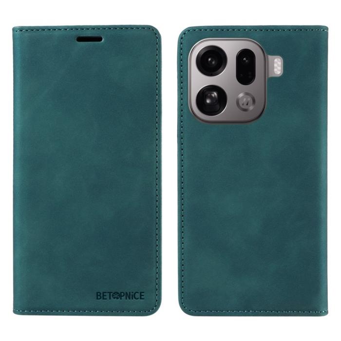 BETOPNICE - BETOPNICE Oppo Find X9 Pro 5G Fodral Läder RFID Skydd - Grön