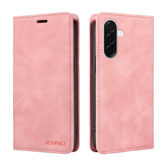BETOPNICE - BETOPNICE Samsung Galaxy A37 Fodral Läder RFID Skydd - Rosa