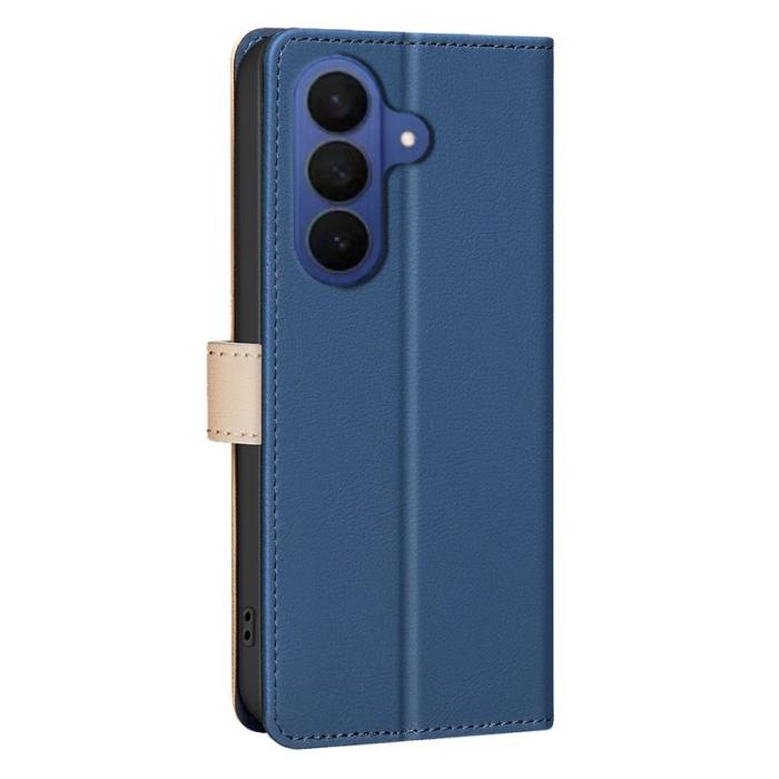 BINFEN COLOR - BINFEN Samsung Galaxy A57 Plånboksfodral Konstläder RFID Skydd - Blå