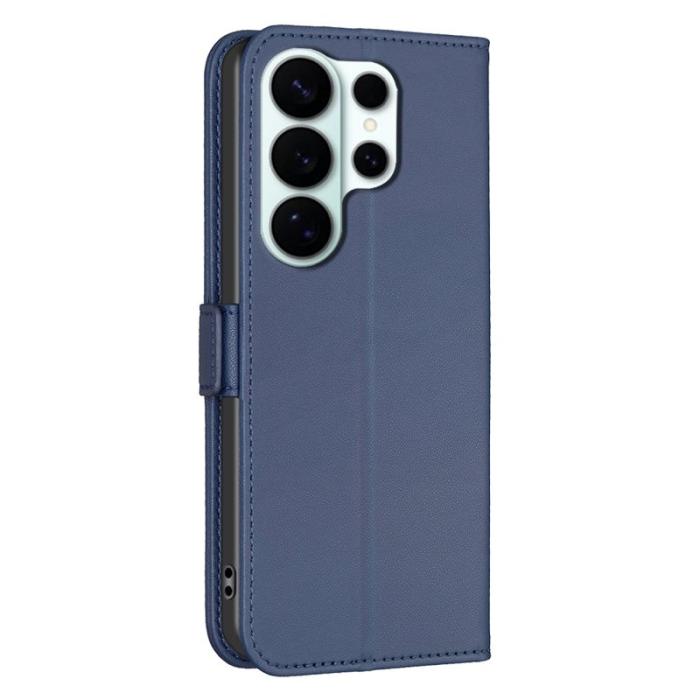 BINFEN COLOR - BINFEN Samsung Galaxy S26 Ultra Fodral PU Läder Flip Folio - Blå