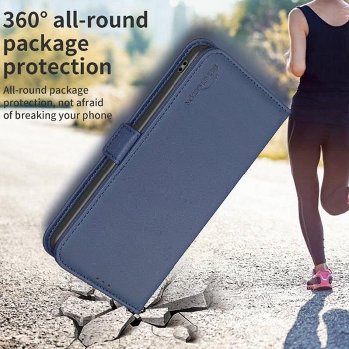 BINFEN COLOR - BINFEN Samsung Galaxy S26 Ultra Fodral PU Läder Flip Folio - Blå