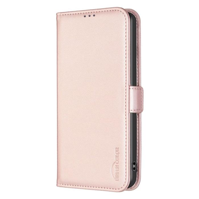 BINFEN COLOR - BINFEN Samsung Galaxy S26 Pro Fodral PU Läder Flip Folio - Rosa