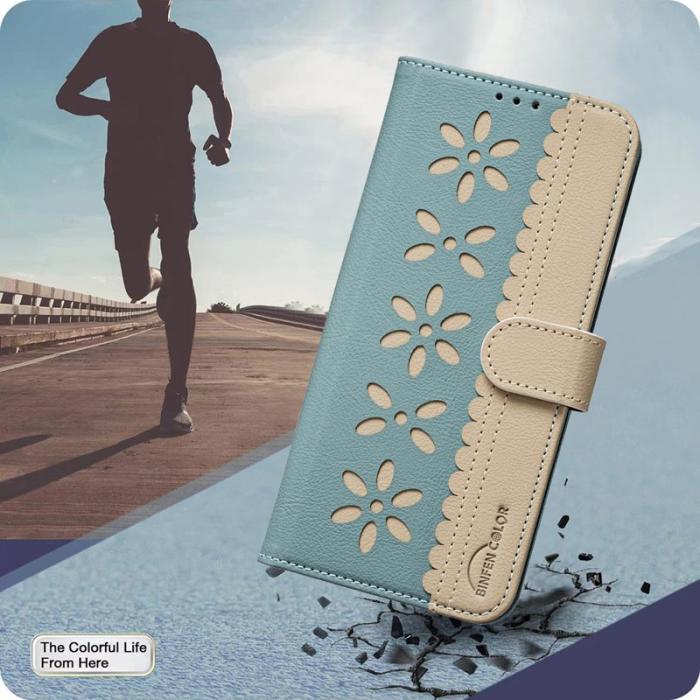 BINFEN COLOR - BINFEN Samsung Galaxy S26 Ultra Plånboksfodral RFID Skydd Konstläder - Grön