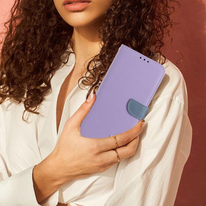 OEM - Bowknot Samsung Galaxy A55 5G Plånboksfodral Konstläder - Lila