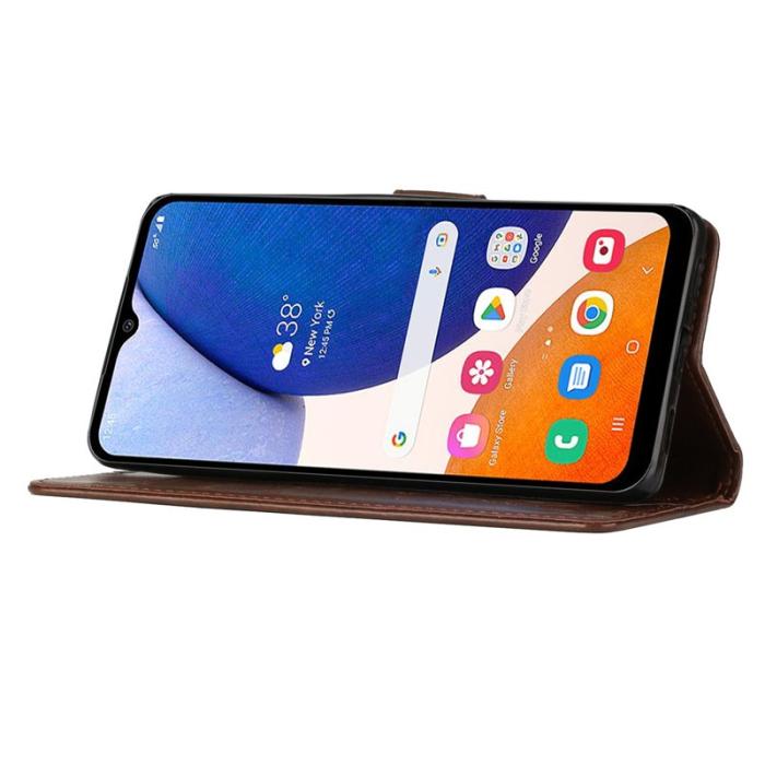 OEM - Butterfly Samsung Galaxy A55 5G Fodral KonstLäder - Brun