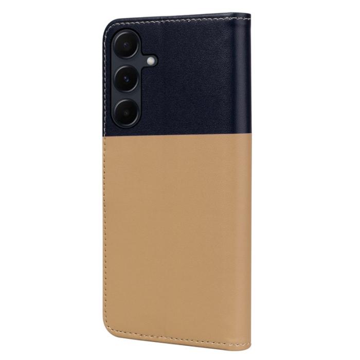 OEM - Cartoon Samsung Galaxy A55 5G Plånboksfodral Splicing Konstläder - Khaki