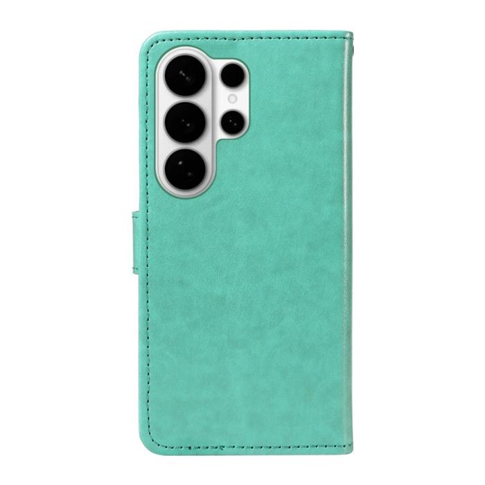 OEM - Cat Bee Samsung Galaxy S26 Ultra Fodral Äkta Läder - Grön