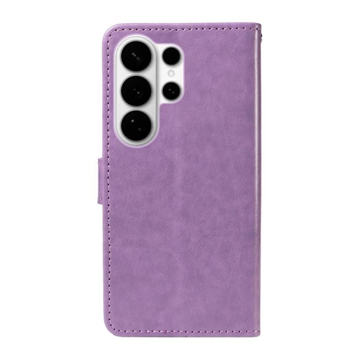 OEM - Cat Bee Samsung Galaxy S26 Ultra Fodral Äkta Läder - Lila