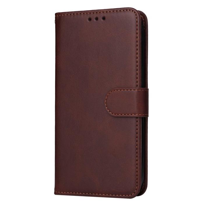 OEM - Classic Samsung Galaxy A55 5G Skal Äkta Läder - Brun