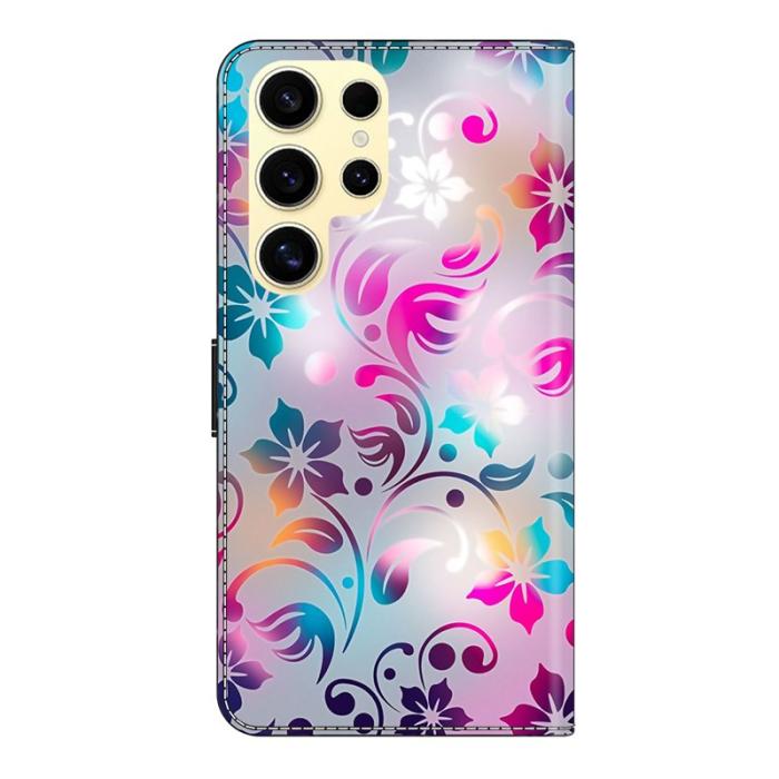 OEM - Craft Samsung Galaxy S26 Ultra Fodral PU Läder Flip - Blommor