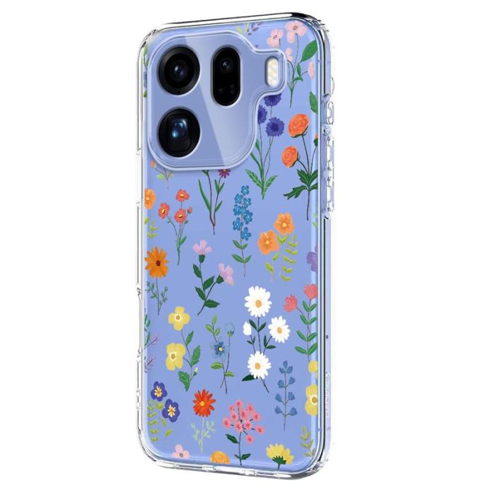 OEM - Daisies Oppo Find X9 Pro 5G Skal Plast Blommönster - Vit