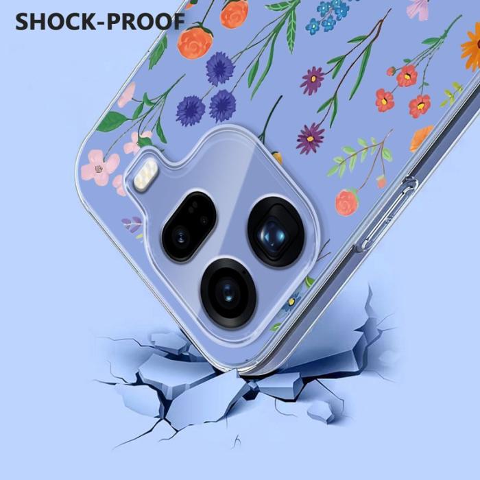 OEM - Daisies Oppo Find X9 Pro 5G Skal Plast Blommönster - Vit