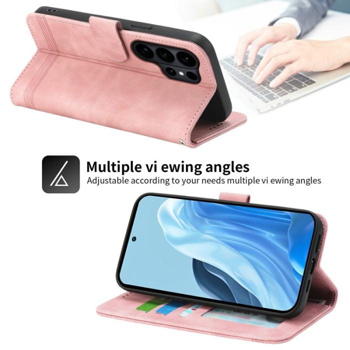 Dux Ducis - DIERFENG Samsung Galaxy S26 Ultra Fodral Konstläder - Rosa