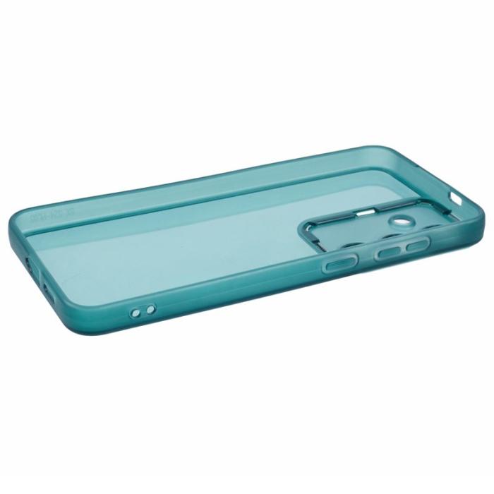 OEM - DKSM Samsung Galaxy A35 5G Skal TPU Electroplaterad - Transparent Armégrön